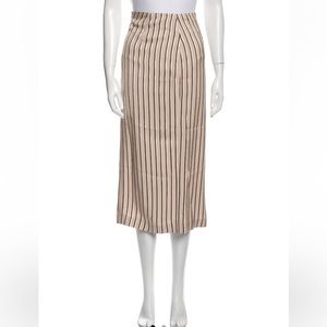 Acne Studios Striped Midi Skirt